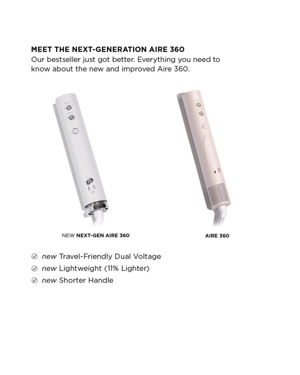 AIRE 360 | CERAMIC DUAL VOLTAGE AIR STYLER