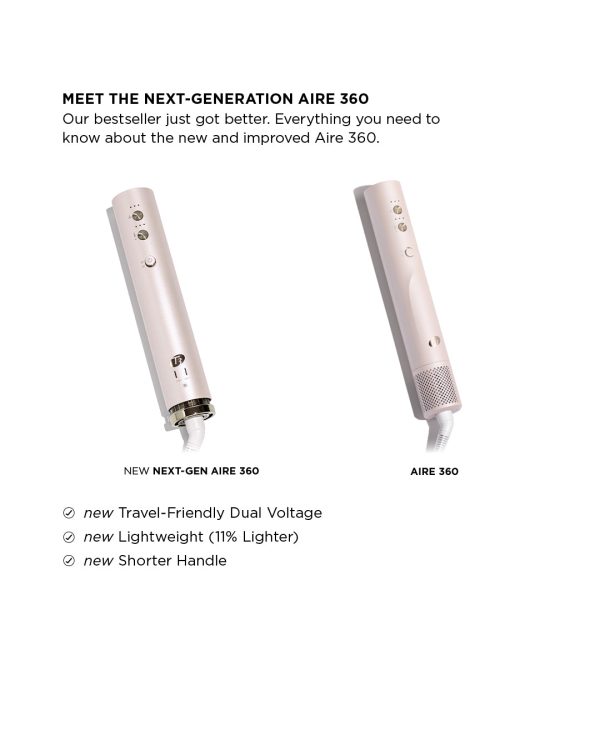 AIRE 360 | CERAMIC DUAL VOLTAGE AIR STYLER